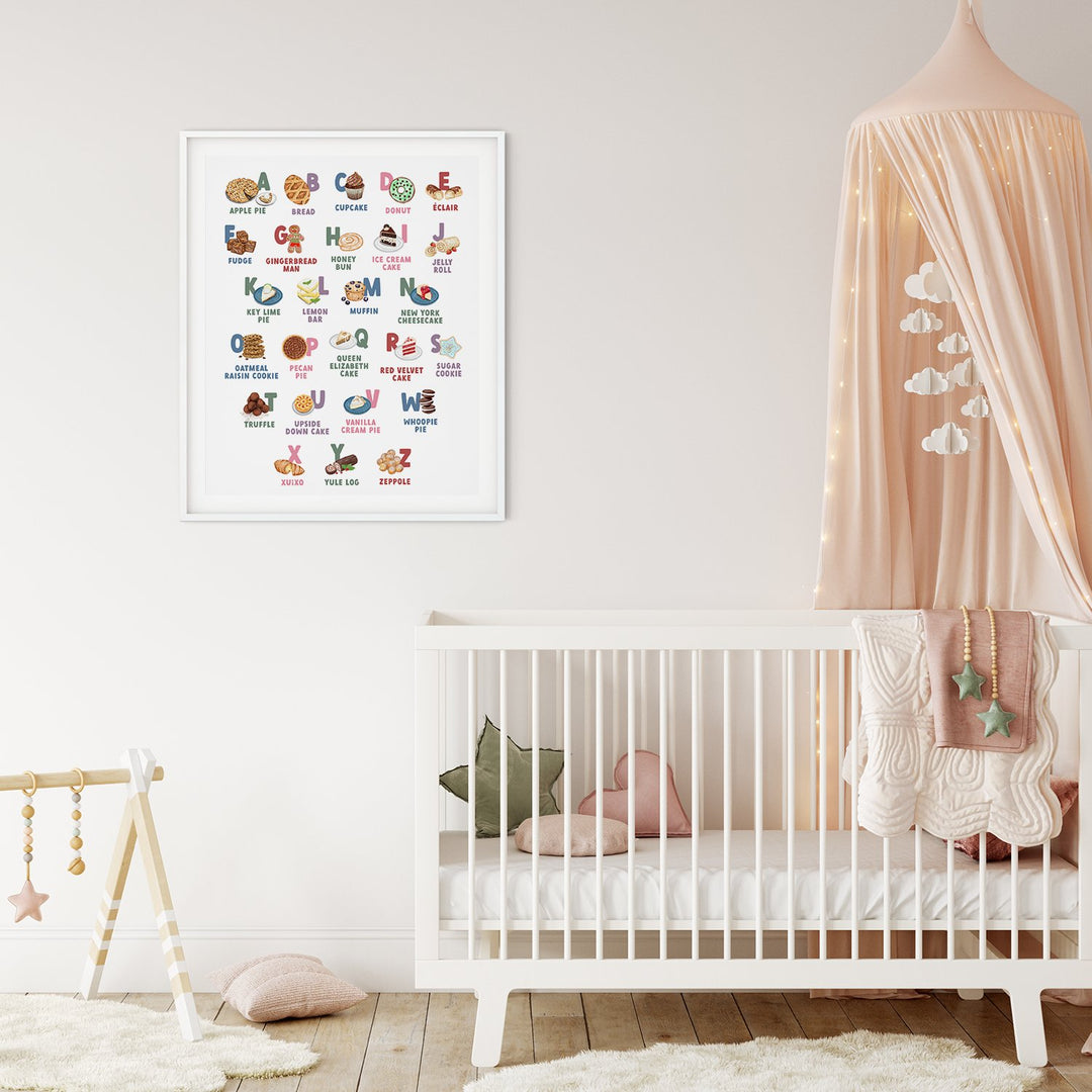 Baking ABC Poster by Wolf Pup Creative