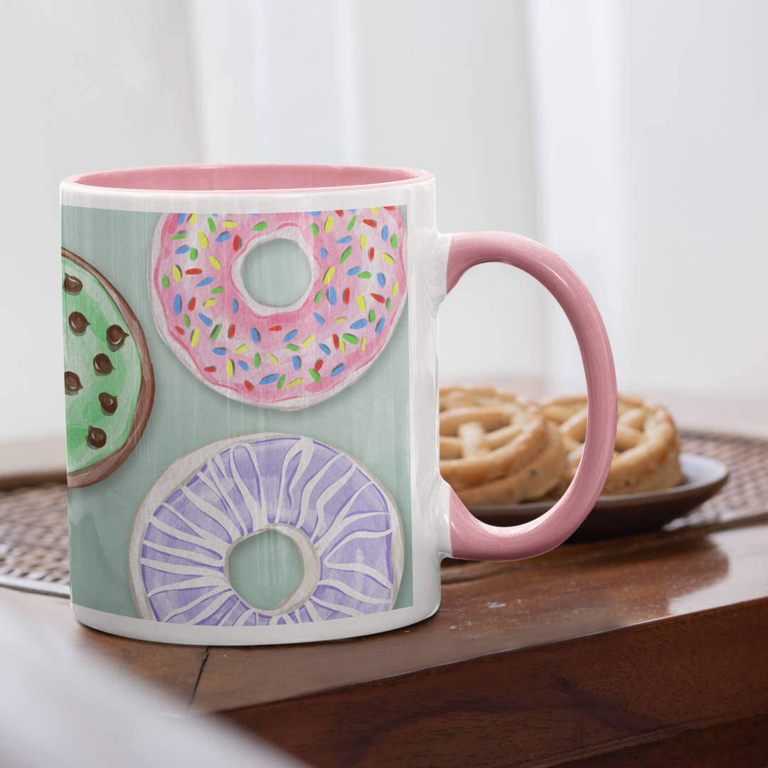 Colorful Food Coffee Mugs by Wolf Pup Creative