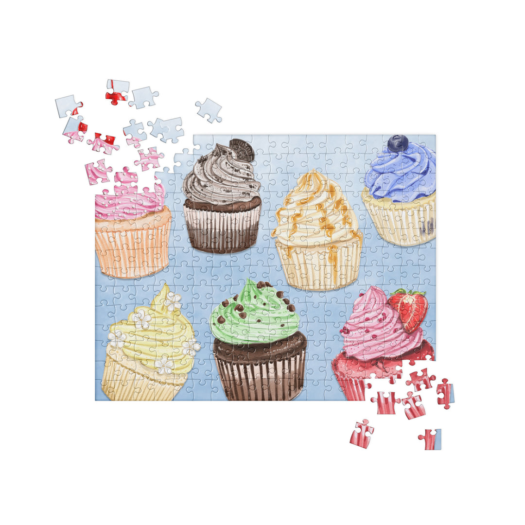 Yummy Cupcake Jigsaw Puzzle by Wolf Pup Creative