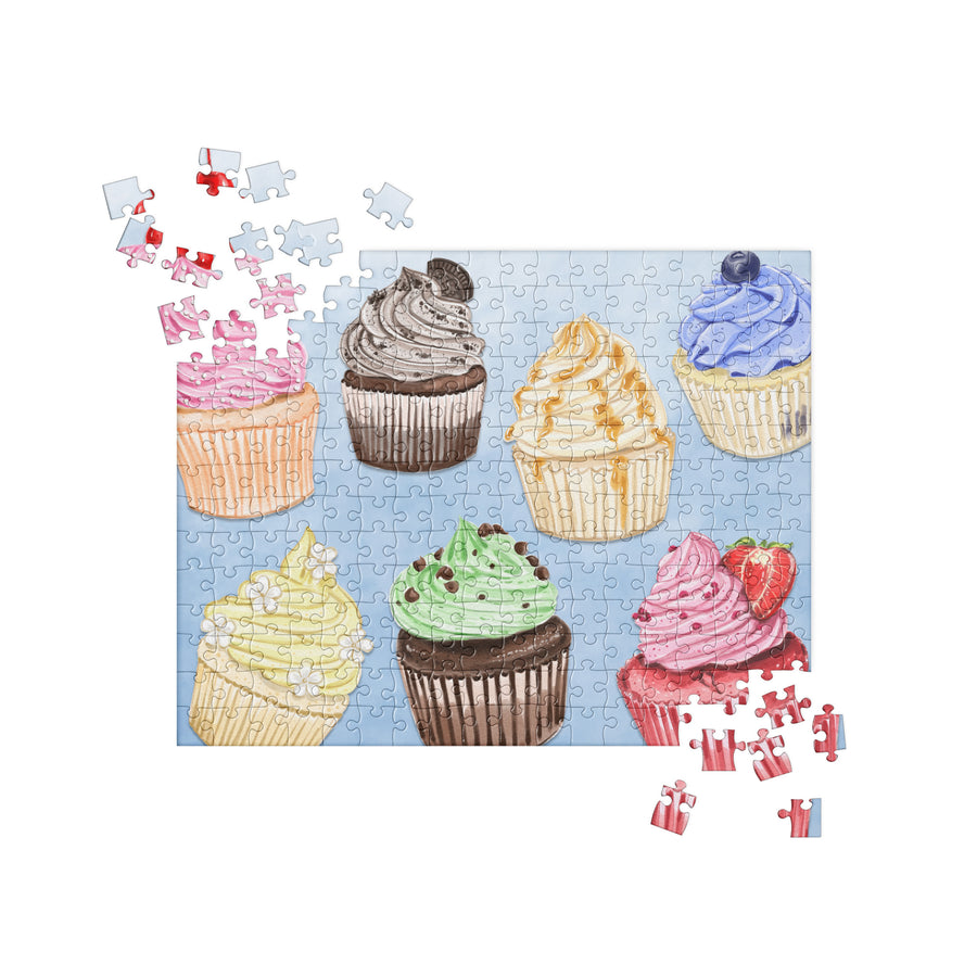 Yummy Cupcake Jigsaw Puzzle by Wolf Pup Creative