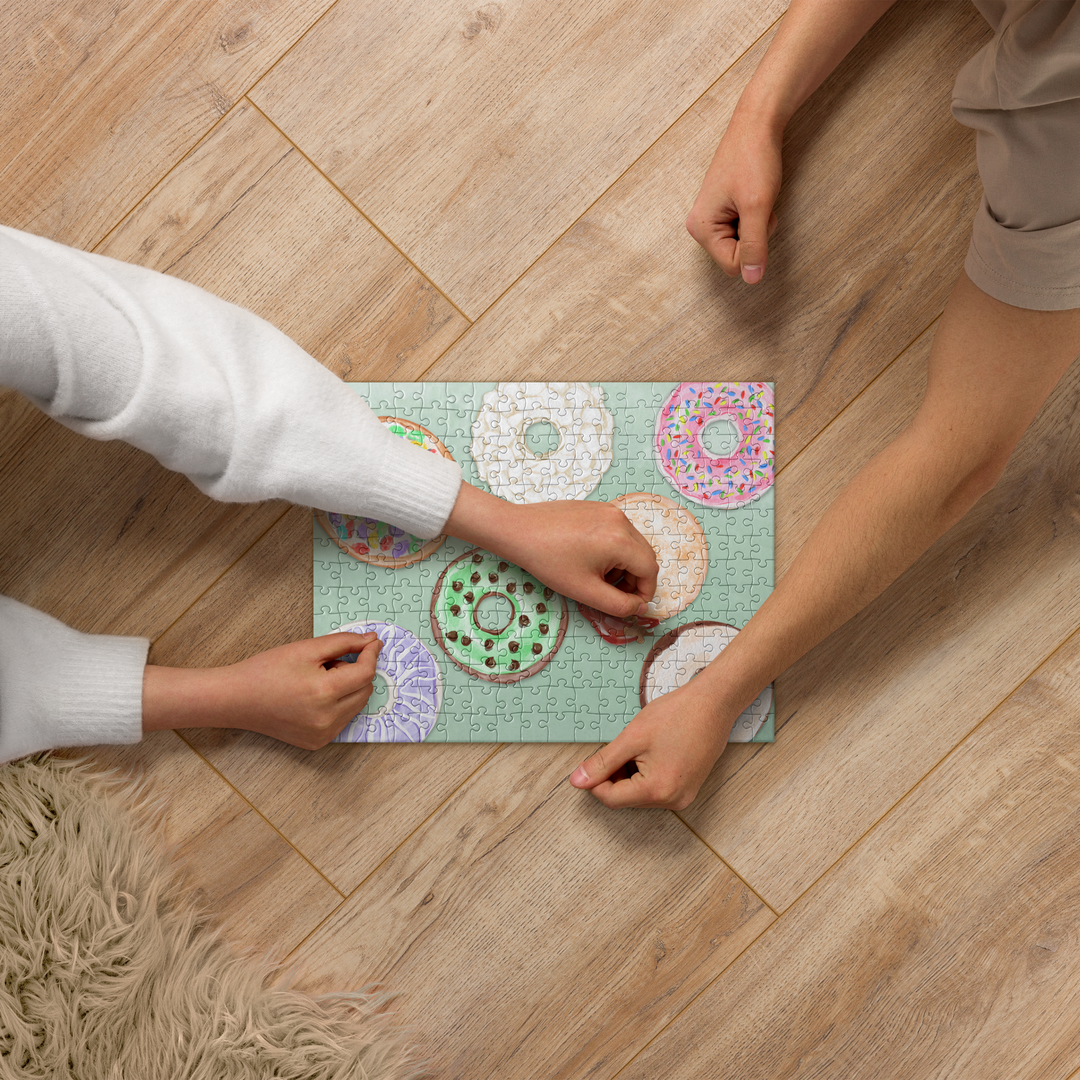 Yummy Donuts Puzzle by Wolf Pup Creative