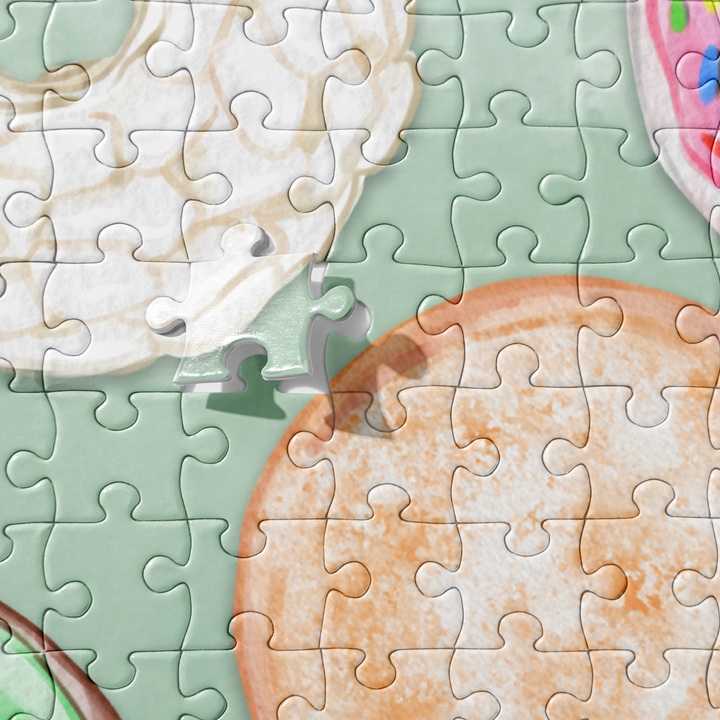 Yummy Donuts Puzzle by Wolf Pup Creative