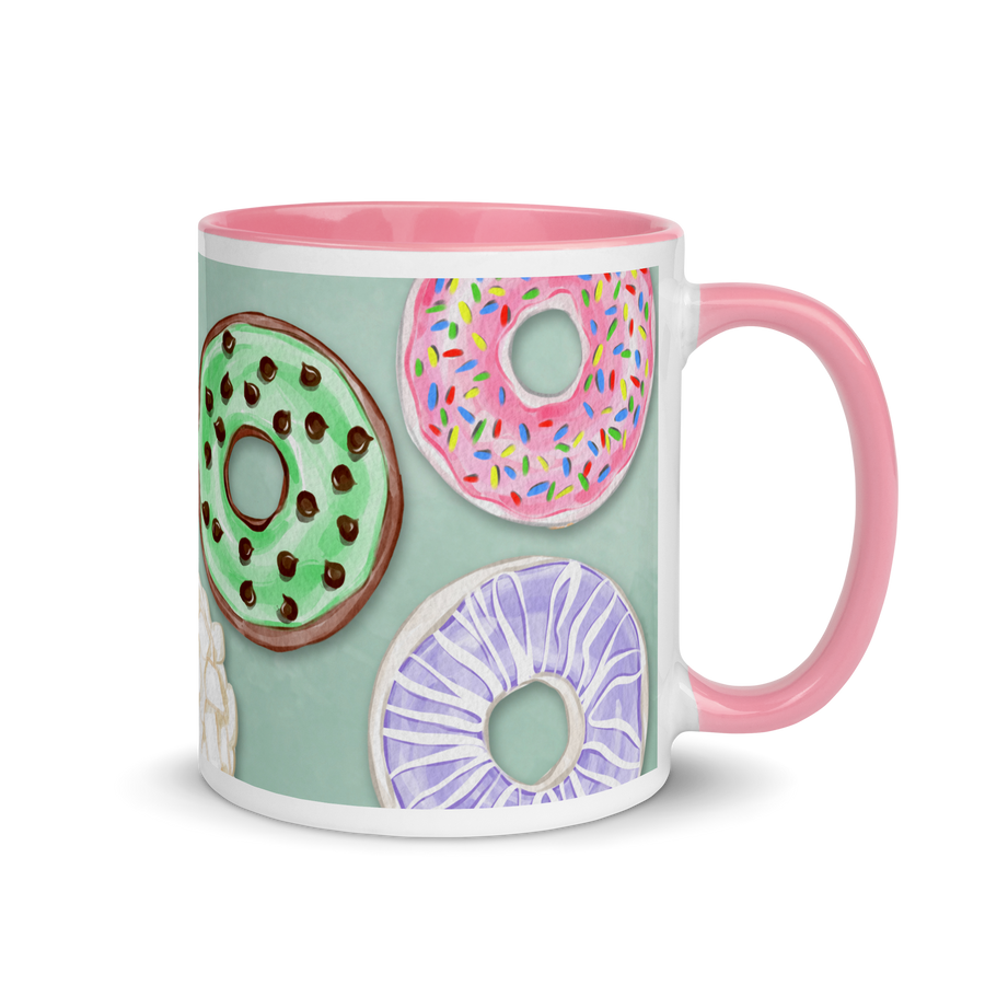 Yummy Donut Mug by Wolf Pup Creative