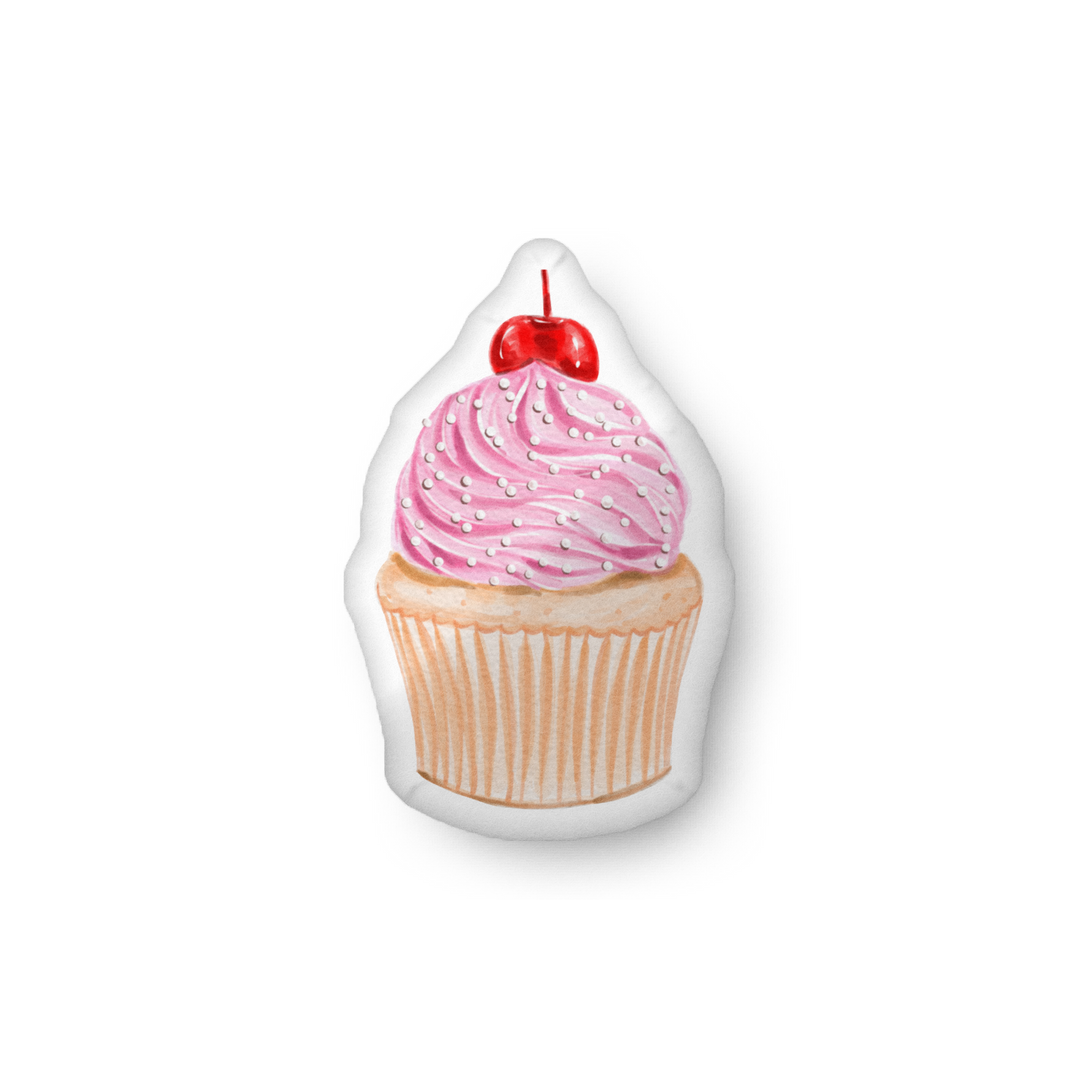 Cherry Cupcake Pillow