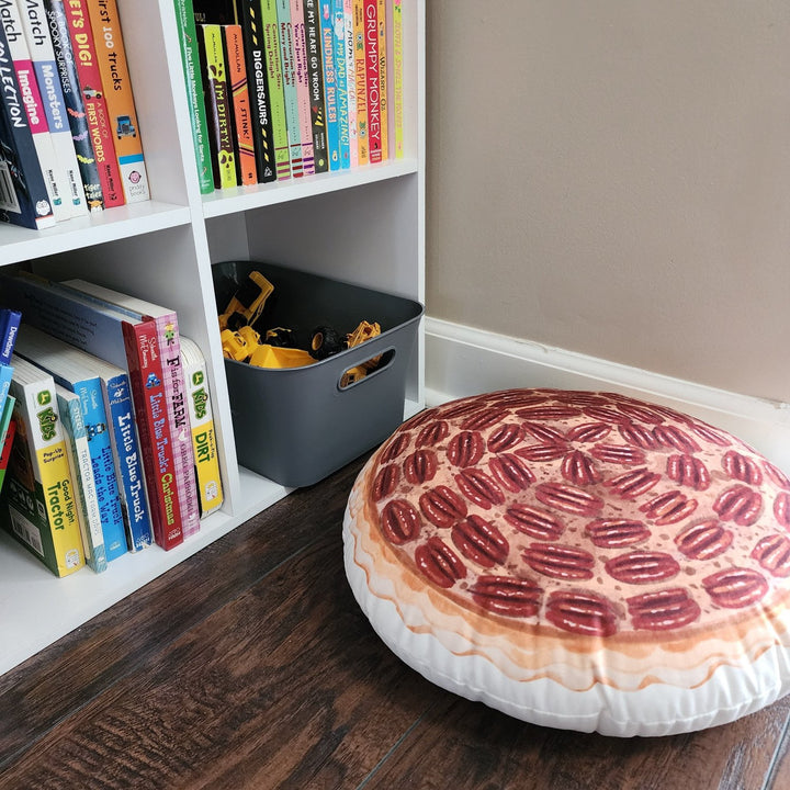 Pecan Pie Pillow - Fun Food Floor Pillow Perfect for Toddlers by Wolf Pup Creative