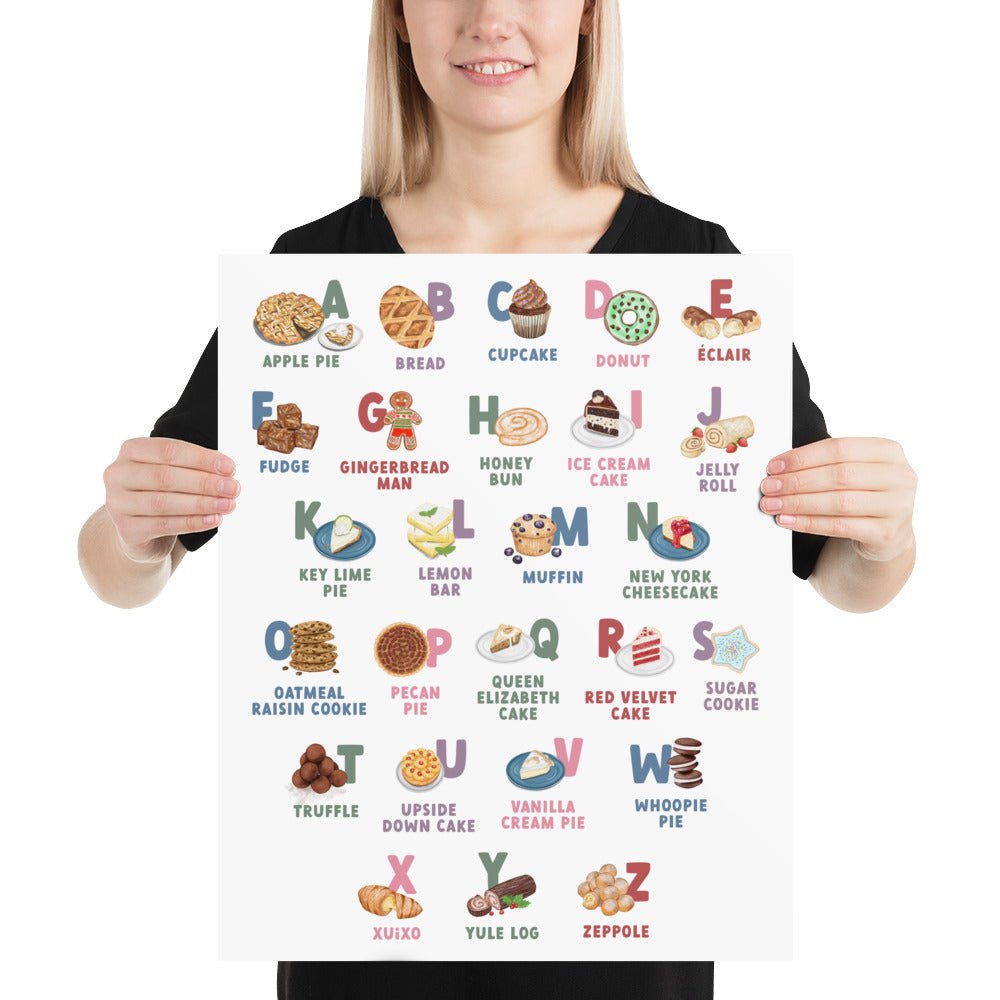 Baking ABCs Poster