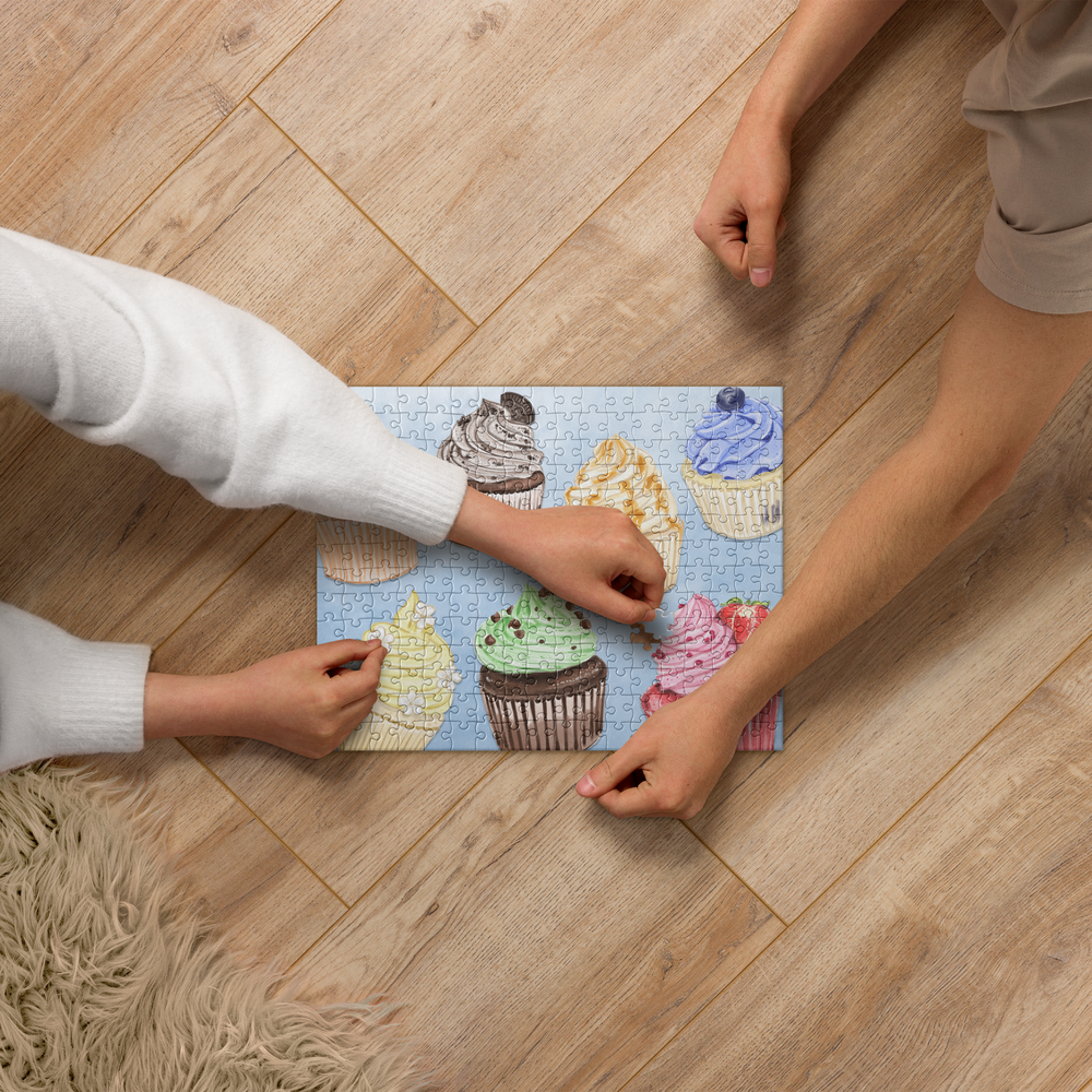 Yummy Cupcake Jigsaw Puzzle by Wolf Pup Creative