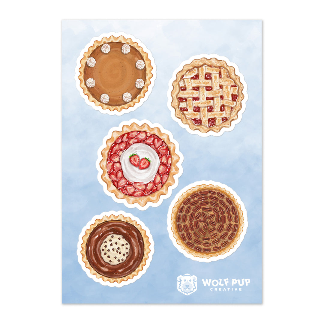 Pie Sticker Sheet