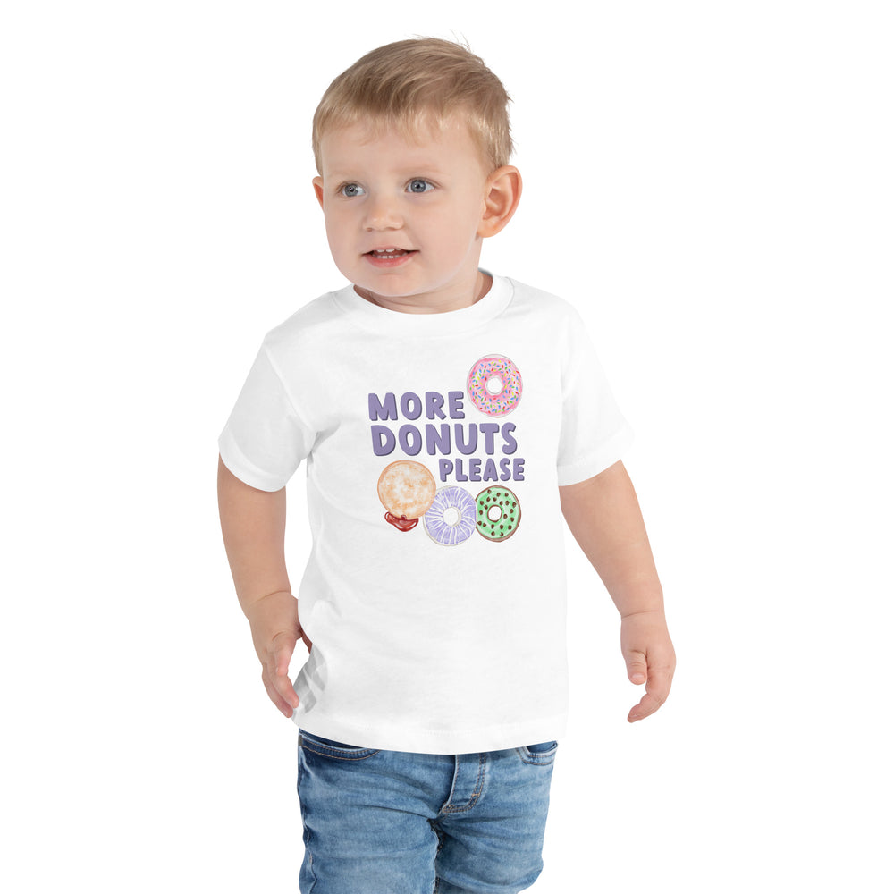 More Donuts Please Short Sleeve Tee by Wolf Pup Creative